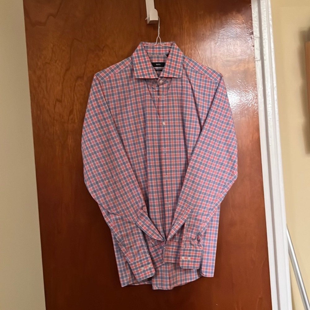 - Boss button down shirt for men